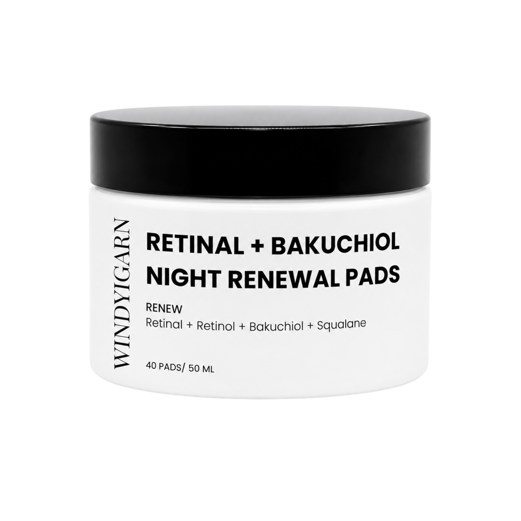 Retinal and Bakuchiol Night Renewal Pads by Windyigarn