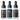 Three bottles of Windyigarn serum with black caps on a white background